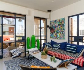 Fancy Duplex Penthouse Terrace & Jacuzzi - Karmel Market