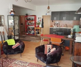 Stylish-Central-75m aprt- building renovated 40m terrace accessible through the living room window